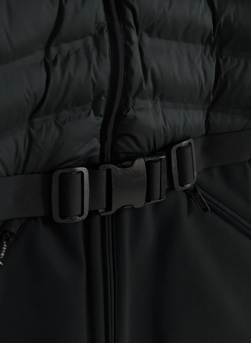 Black Hybrid Jacket