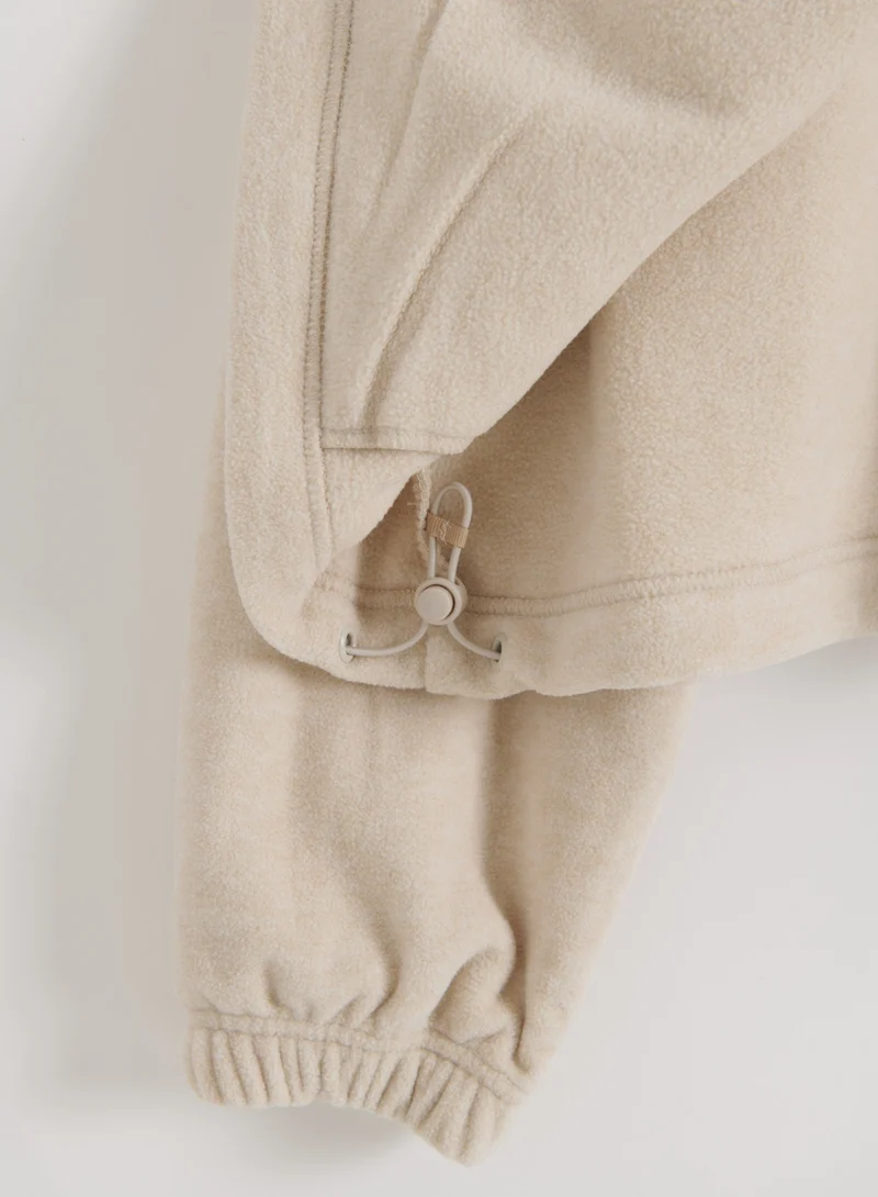 Sand Fleece Zip Jacket