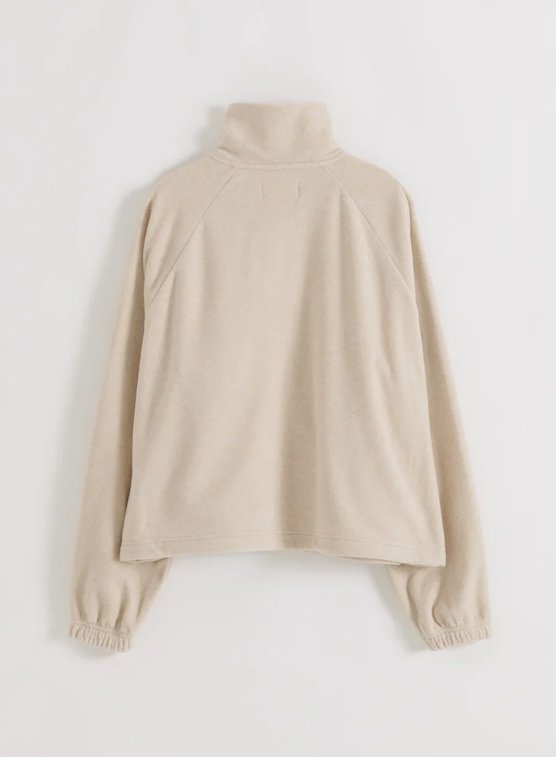 Sand Fleece Zip Jacket