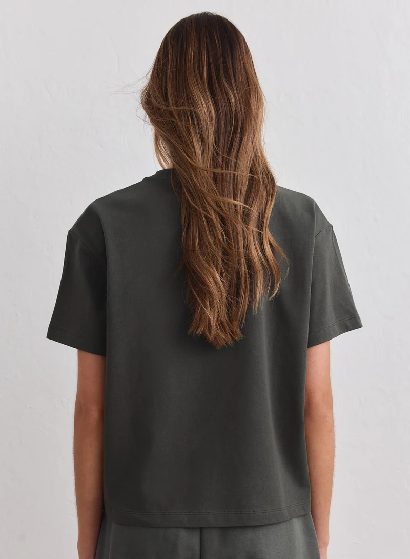 Dark Ivy Varsity Boxy T-shirt