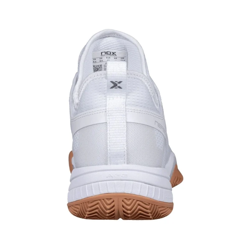 Nox Nerbo Padel Shoes (White/Gym Rubber)