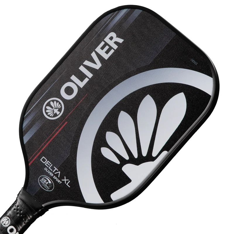 PICKLEBALL SCHLÄGER - DELTA XL Schwarz/Weiss