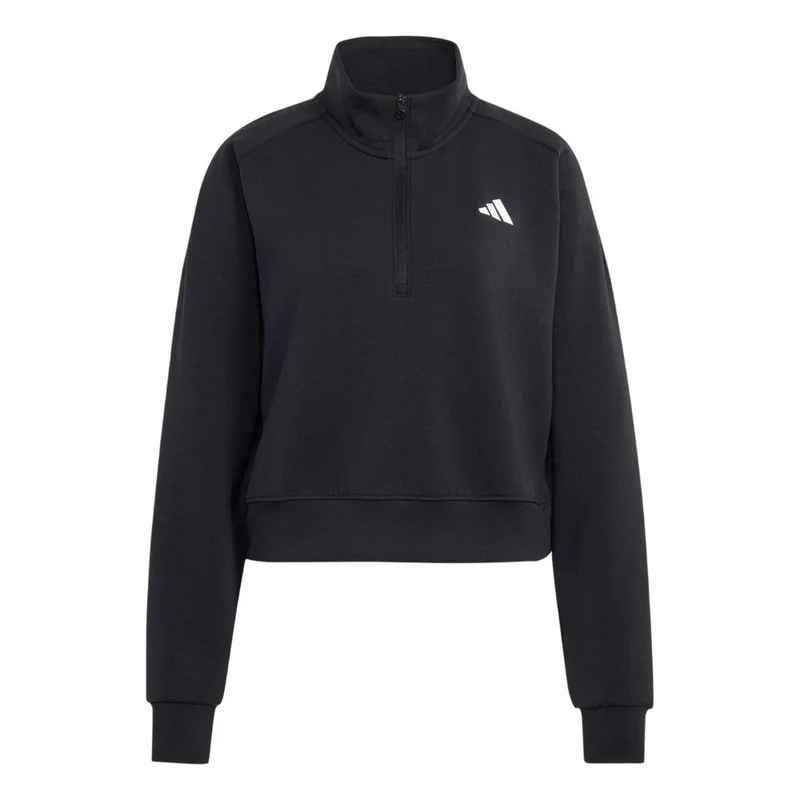 Adidas Cover Up Half-Zip Sweatshirt Dames Zwart