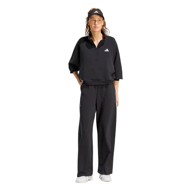Adidas Cover Up Half-Zip Sweatshirt Dames Zwart