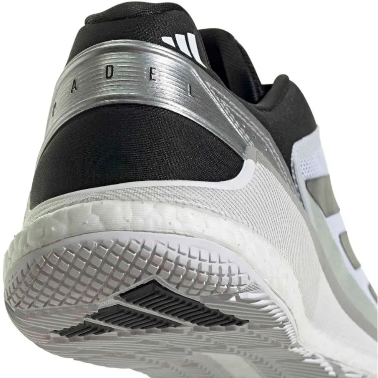 Adidas Padelschoen Crazyquick Boost Padel Heren Wit Zwart