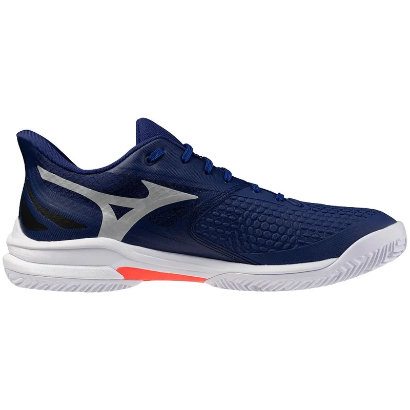 Mizuno Tennisschoen Padelschoen Wave Exceed Tour 7 CC Heren Blauw Wit