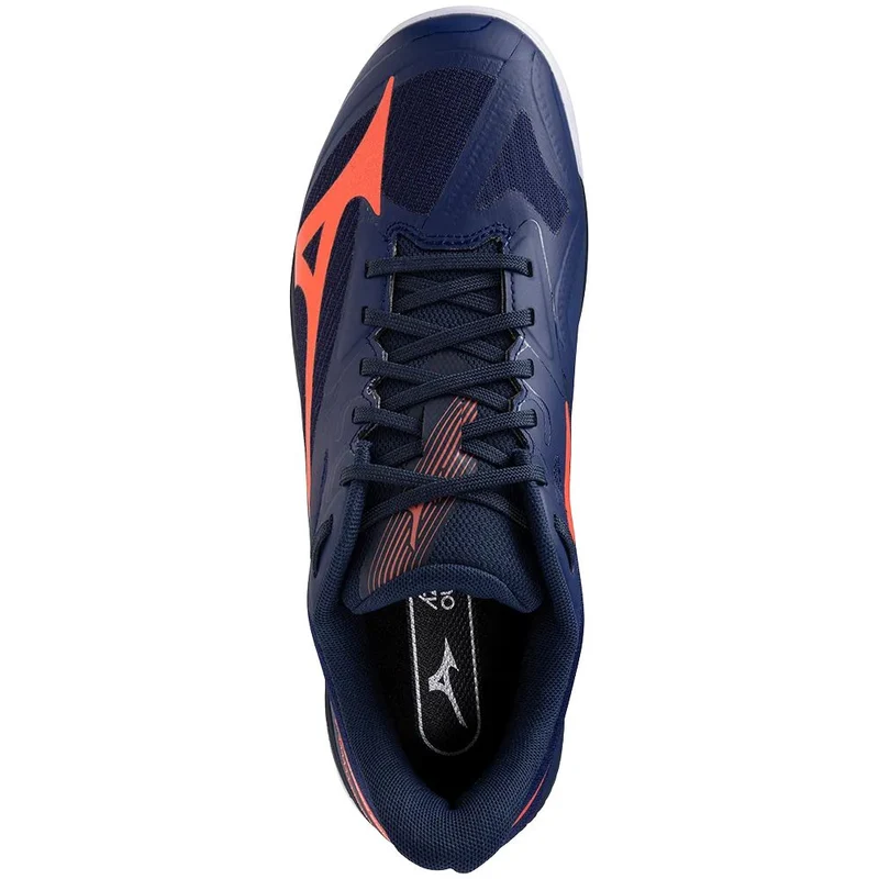 Mizuno Tennisschoen Padelschoen Wave Exceed Court CC Heren Blauw Oranje