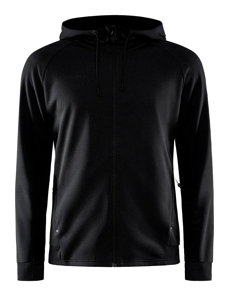 Craft Hoodie Adv Unify Full Zip Heren Zwart