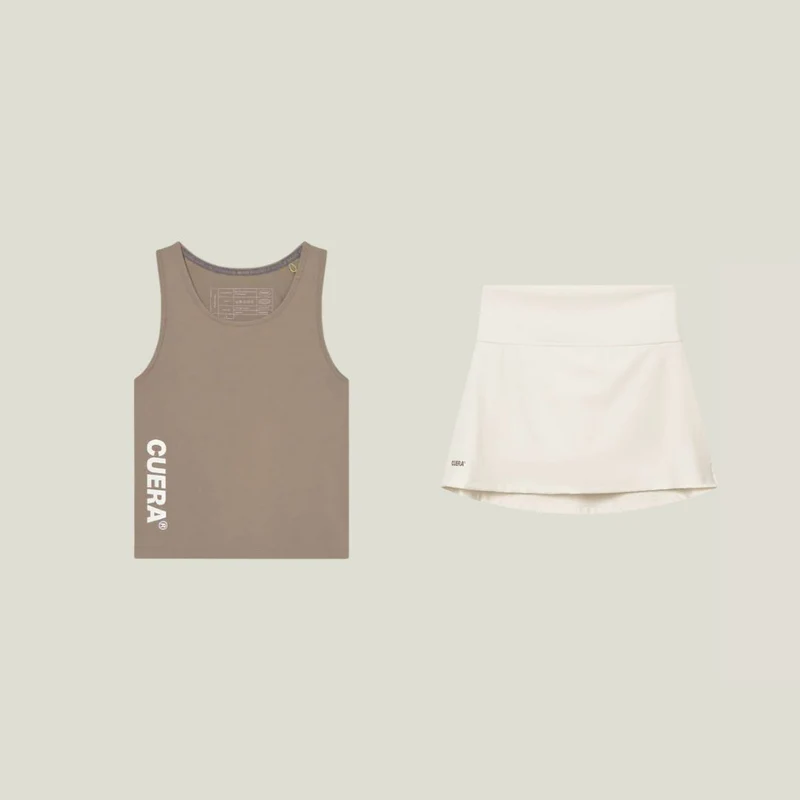Oncourt Slim Tank Top & Oncourt Cuera Skirt 2-in-1