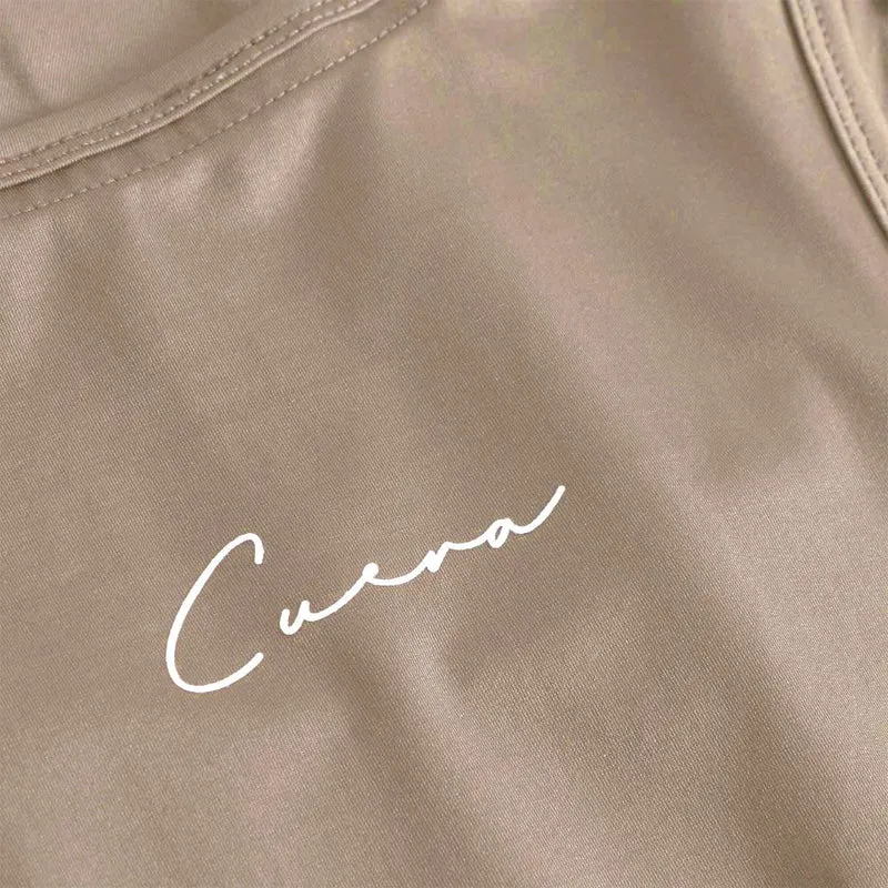 Oncourt Slim Tank Top - Walnuss