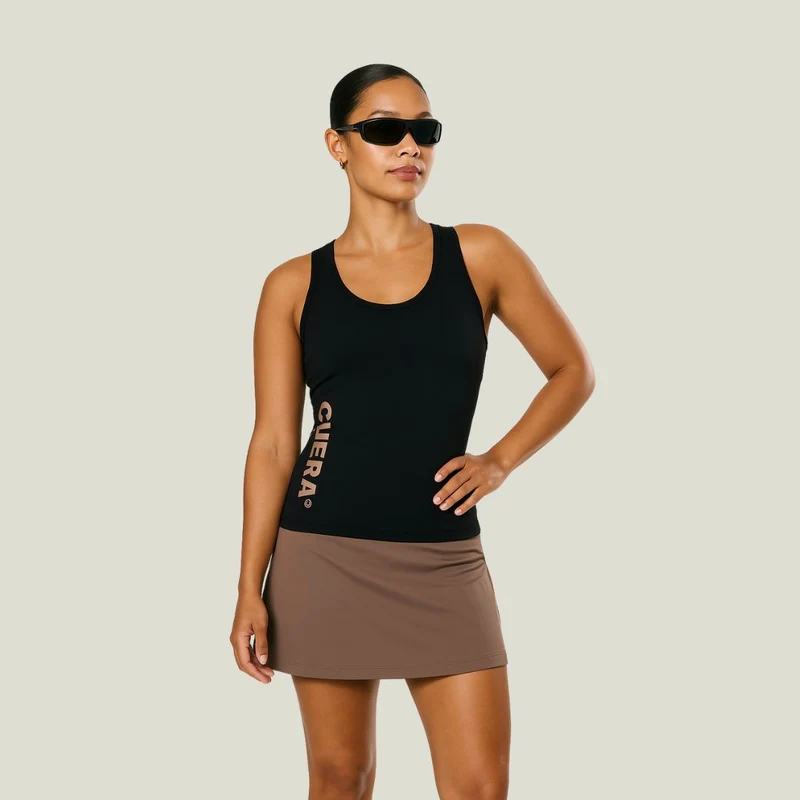 Oncourt Slim Tank Top - Schwarz