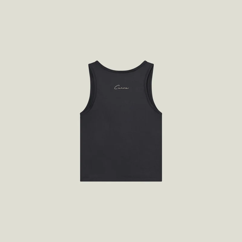 Oncourt Slim Tank Top - Schwarz