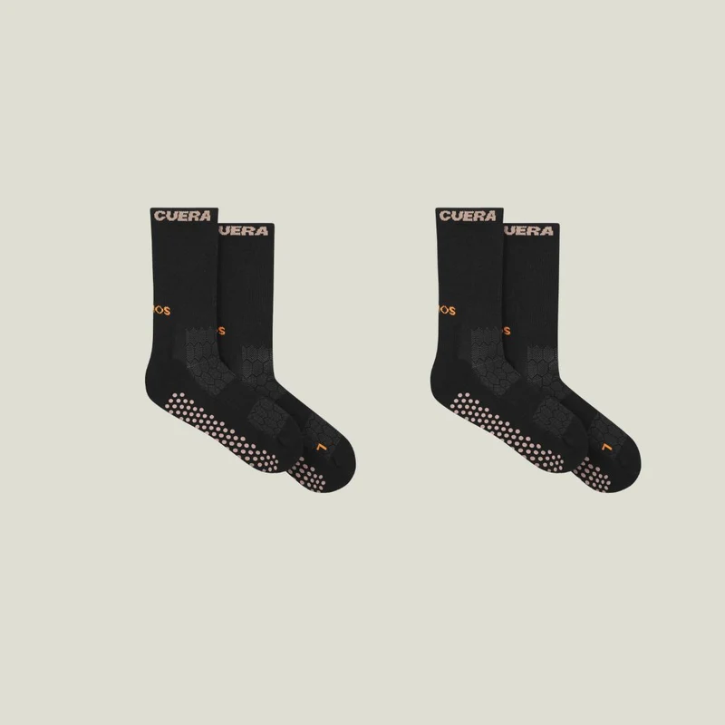 2-Pack Grip Sock - Schwarz