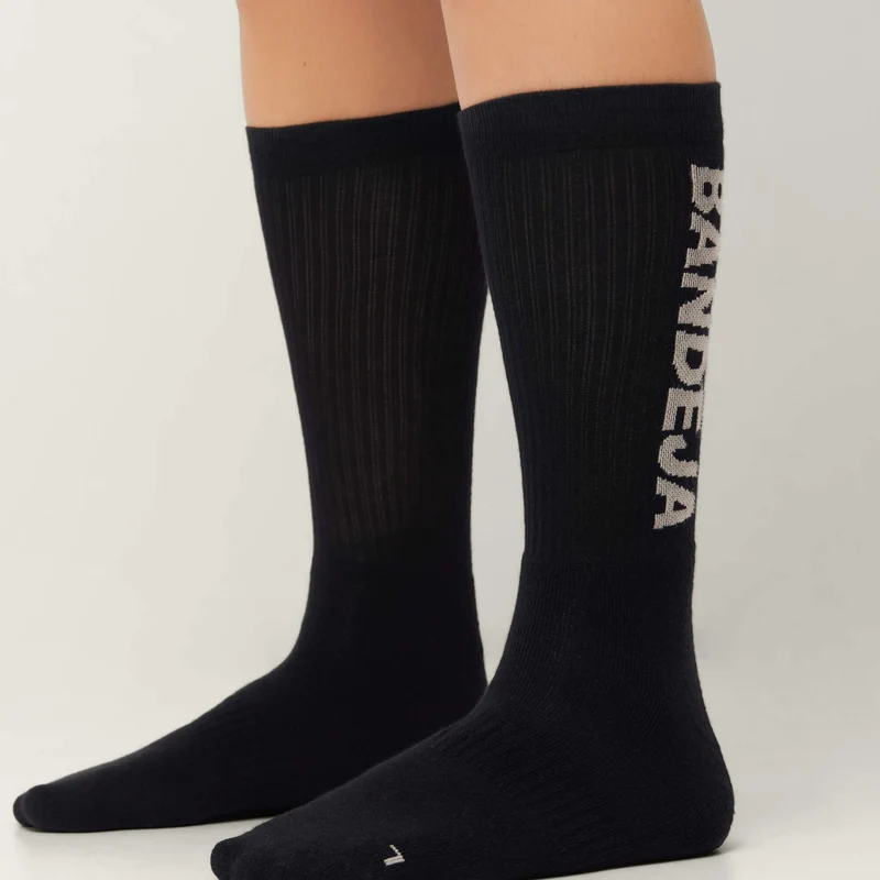 2-pack Bandeja Padel Socks - Schwarz / Sand