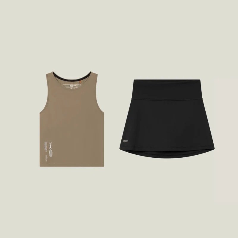 Oncourt Walnuss / Schwarz Damen-Uniform-Bundle
