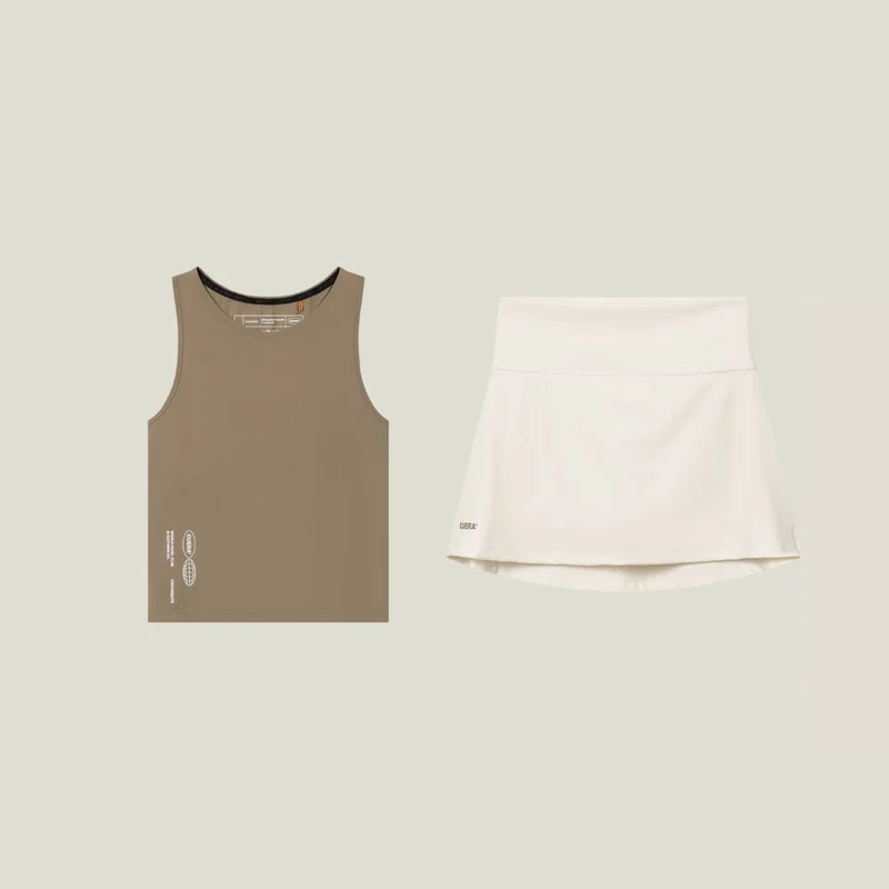 Oncourt Walnuss / Off-White Damen-Uniform-Bundle