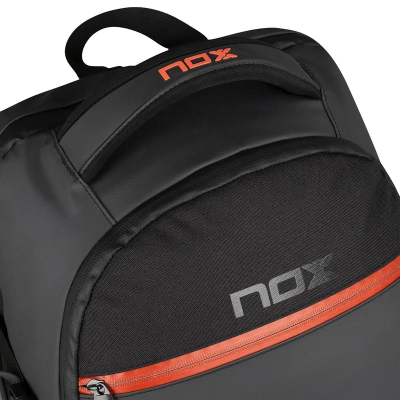 NOX Luxury Open Series Backpack Schwarz/Rot