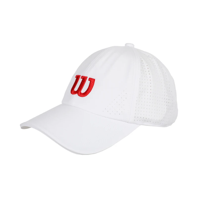 Active Perforated Cap-Weiß,Rot