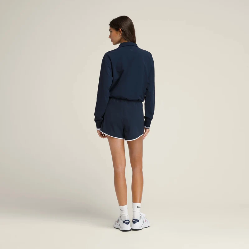 Davenport Woven Popover Sweatshirt Damen-Dunkelblau