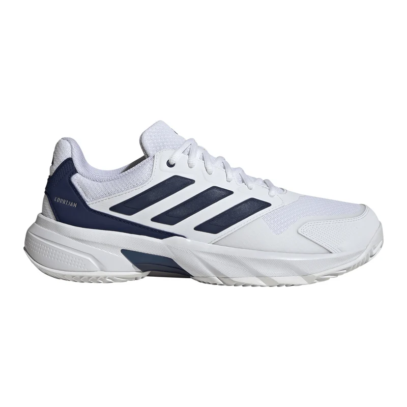 CourtJam Control 3 Sandplatzschuh Herren - weiß, dunkelblau