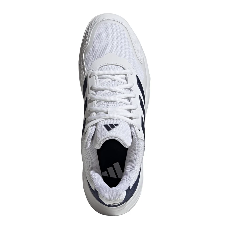 CourtJam Control 3 Sandplatzschuh Herren - weiß, dunkelblau