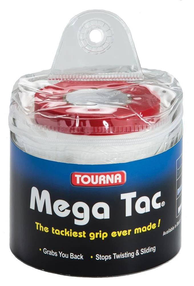 Tennisgriffband Tourna Mega Tac 30er Weiß