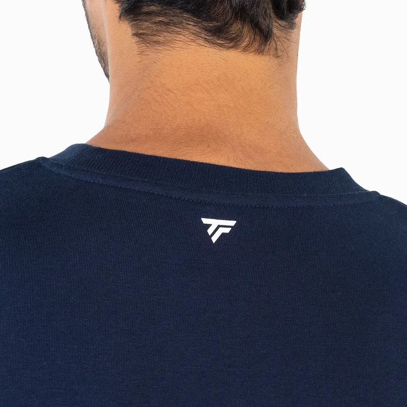 Sweat TERRY SWEATER Marine Homme