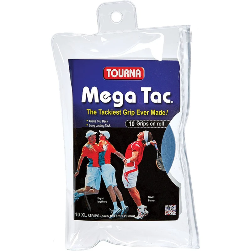 Tourna Overgrips Mega Tac (10 Pcs) Blue