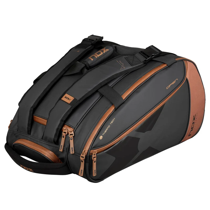 Nox Racketbag Luxury Open Series Black/Brown