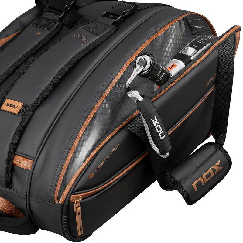 Nox Racketbag Luxury Open Series Black/Brown