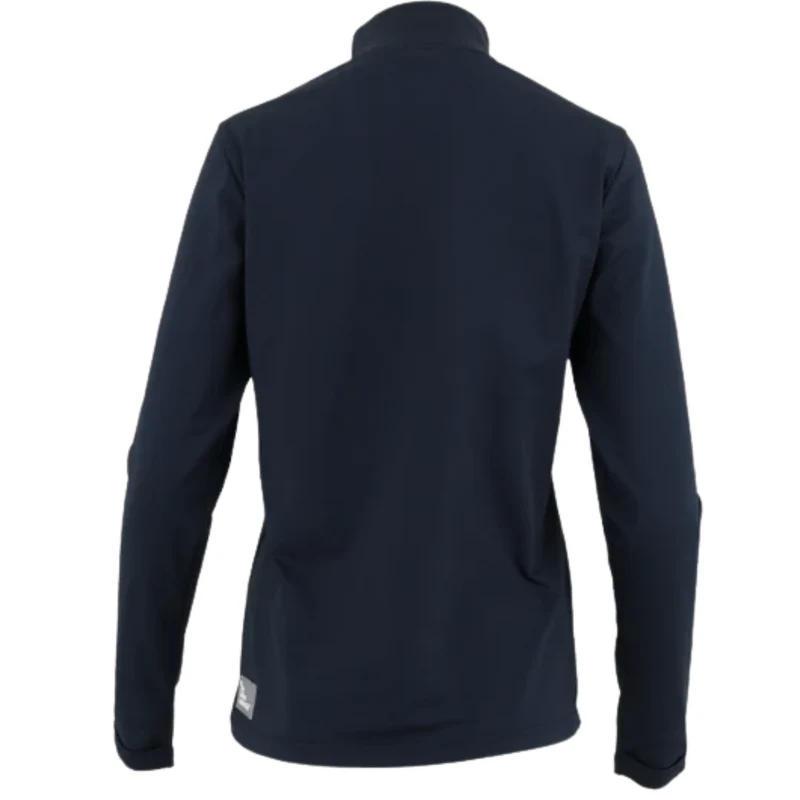 The Indian Maharadja Baroda Chevron Half Zip Sweater W Navy