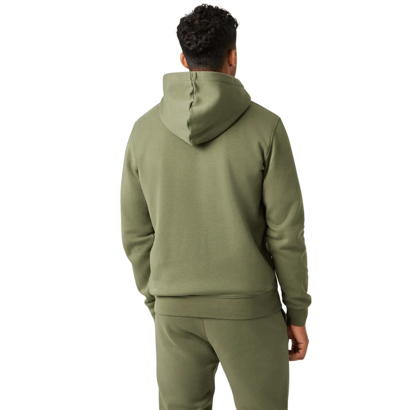 Björn Borg Men Centre Zip Hoodie Dusty Olive