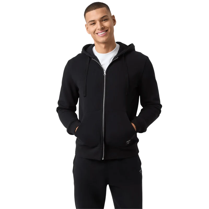 Björn Borg Men Centre Zip Hoodie Black Beauty