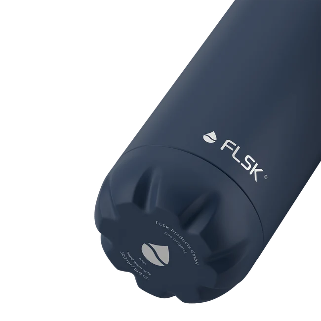 FLSK Edelstahl Trinkflasche MDNGHT 500ml Isoliert