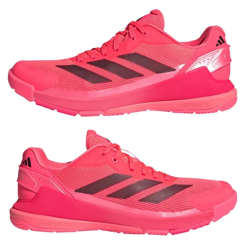 Adidas Crazyquick LS Men Padel Shoes (Solar Turbo/Core Black/Lucid Red)