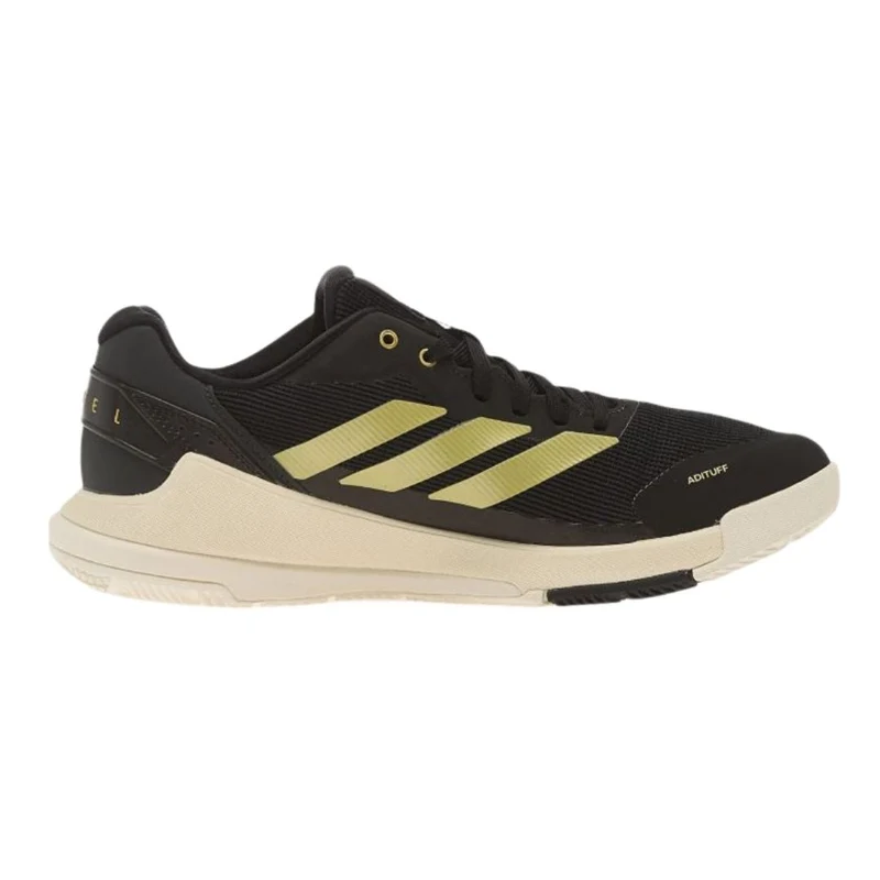 Adidas Crazyquick LS Men Padel Shoes (Off White/Core Black/Gold Metallic)