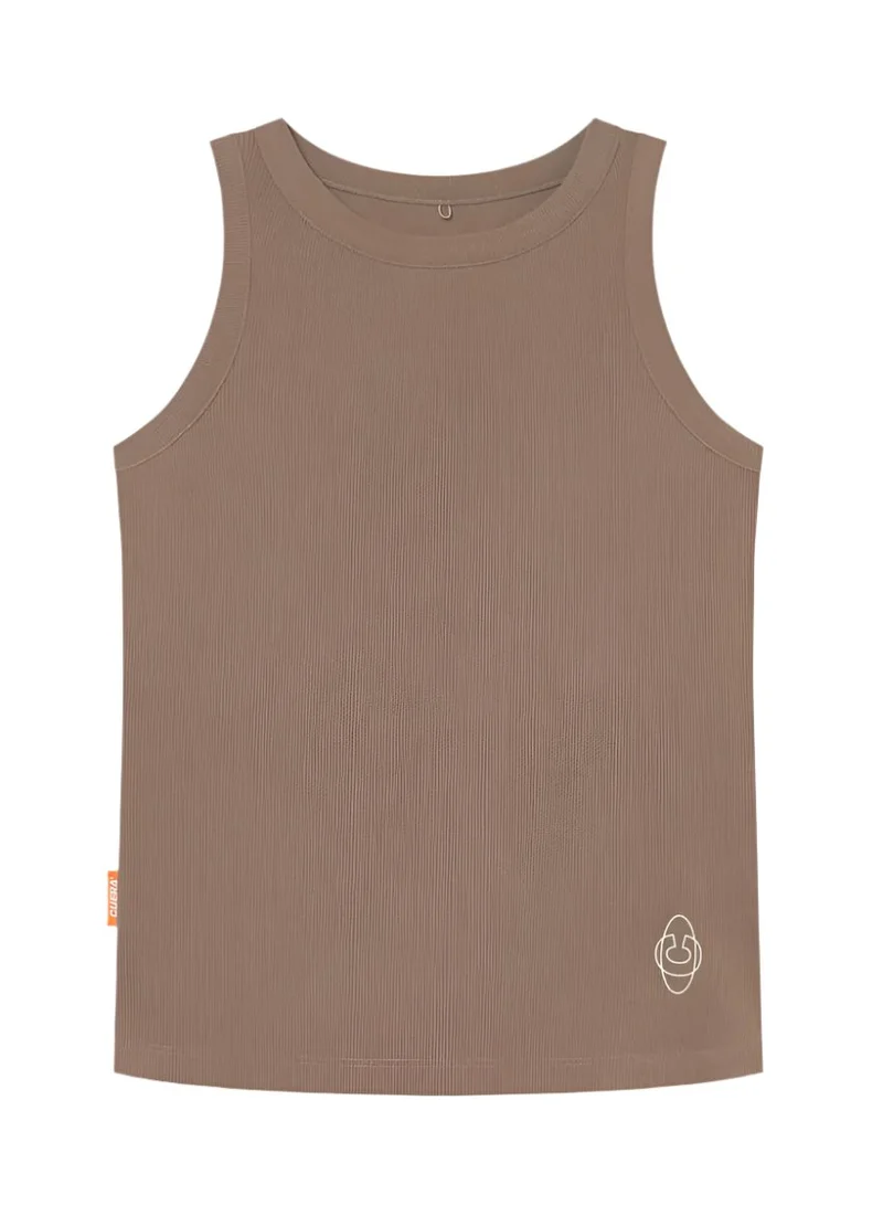 Cuera Active Rib Tank Top (Walnut)