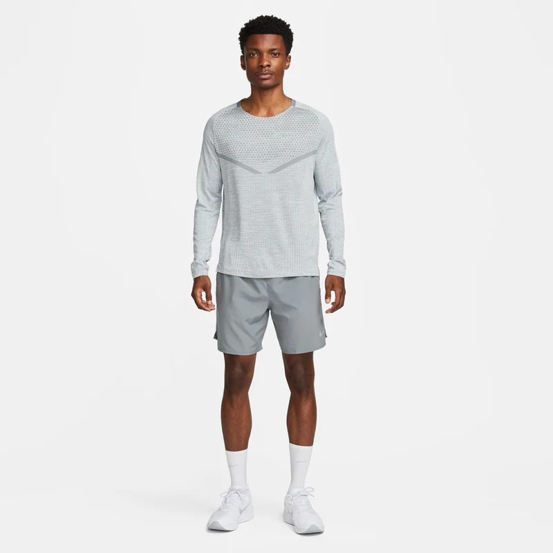 Challenger 7in Brief-Lined Laufshorts Herren - grau