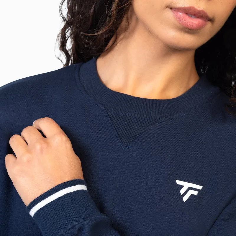 Sweat TERRY SWEATER Marine Femme