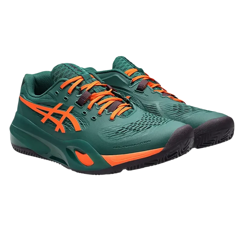 Zapatillas Asics Gel-Resolution X Padel Jewel Green/Energy Orange 2026
