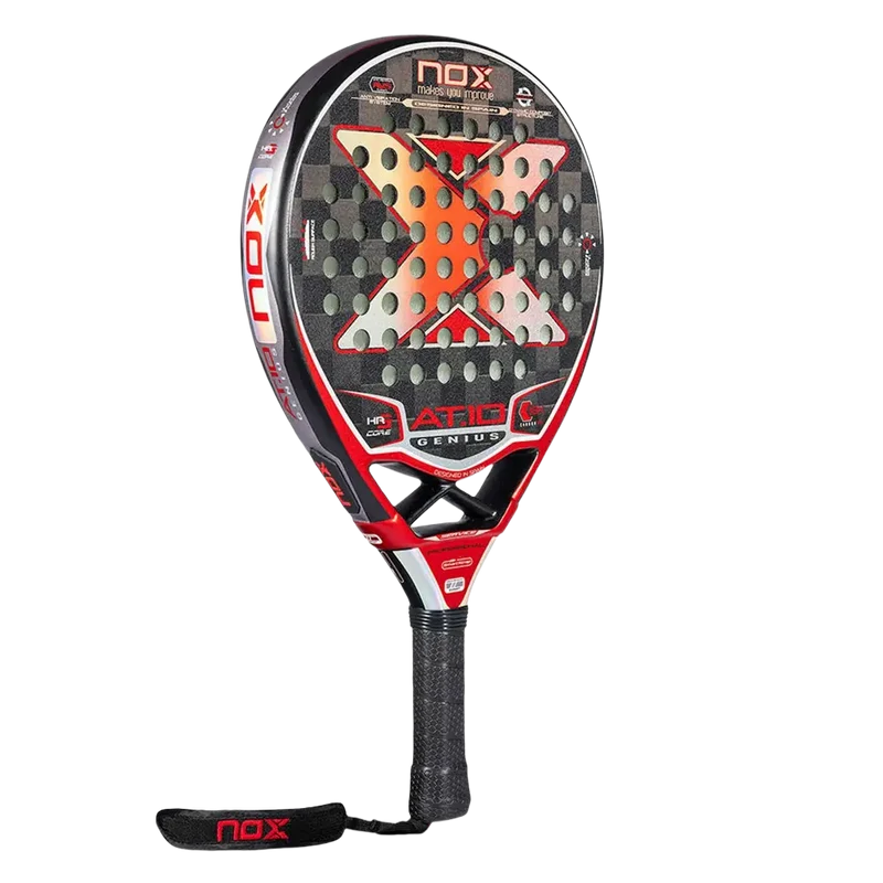 Pack Pala Nox AT10 Genius 18K Limited Edition Agustín Tapia (Exclusiva PadelPROShop) + Paletero PadelPROShop azul + Bote de Pelotas PadelPROShop Fast + Pack 3 Overgrips PadelPROShop