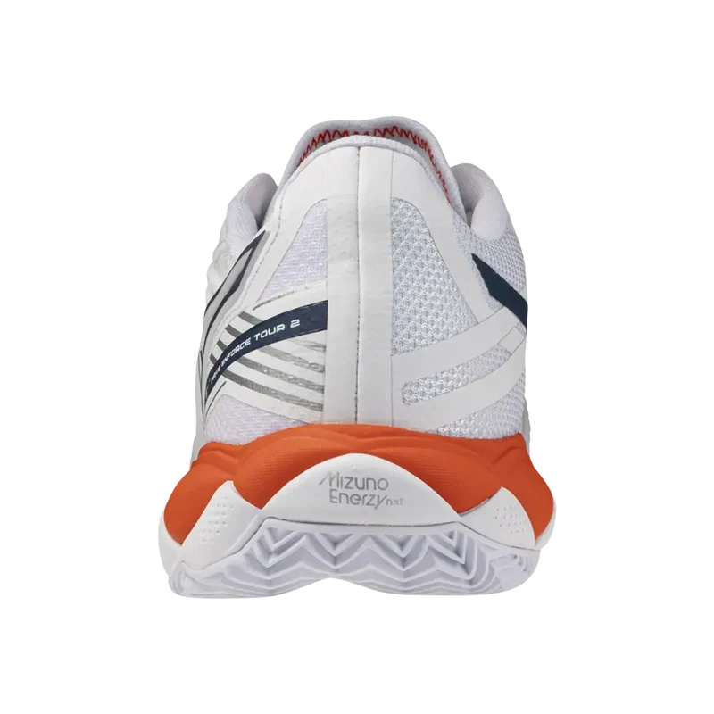 Zapatillas Mizuno Wave Enforce Tour 2 CC Blanco/Rojo 2026