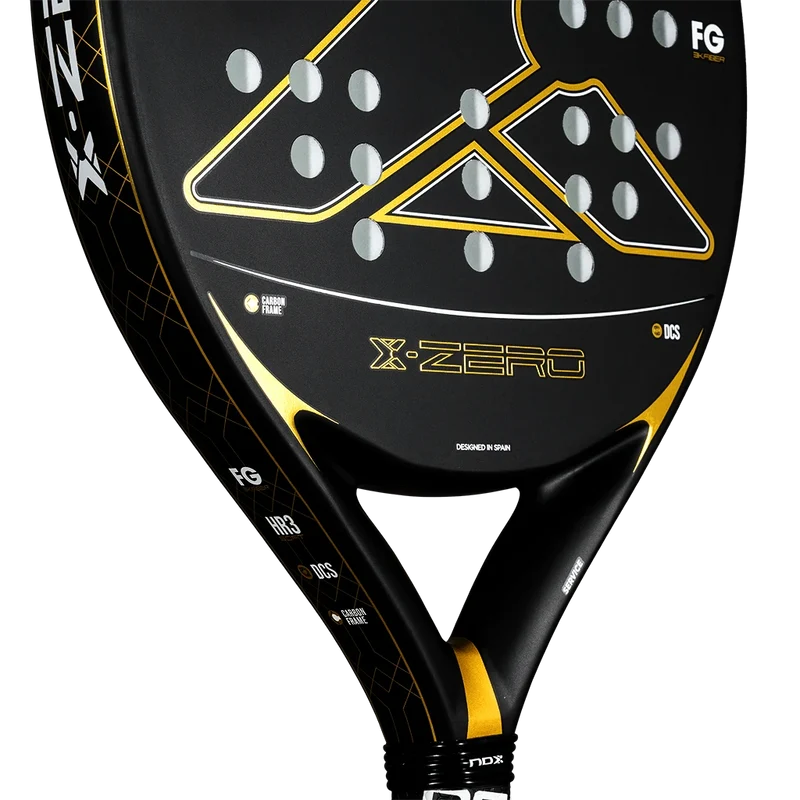 Pala de TEST Nox X-Zero Negro/Oro (Exclusiva PadelPROShop)