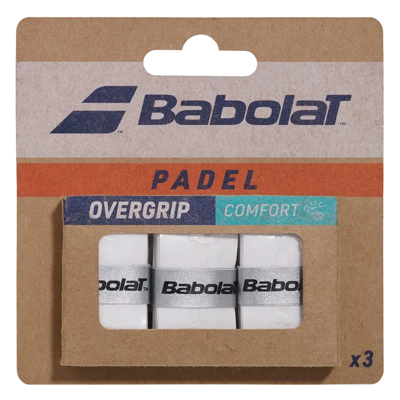 Overgrip Babolat Comfort Padel Blanco (Pack x3)