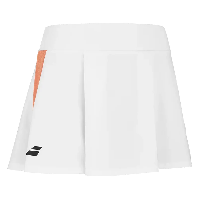 Falda Babolat Play White/Orange