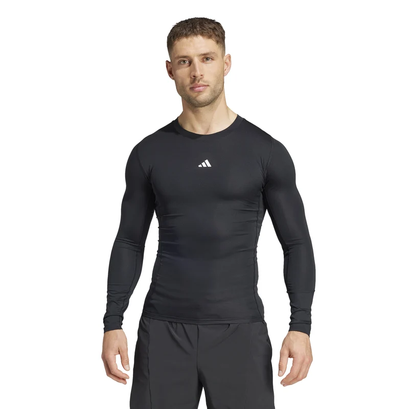 TechFit Longsleeve Herren-Schwarz