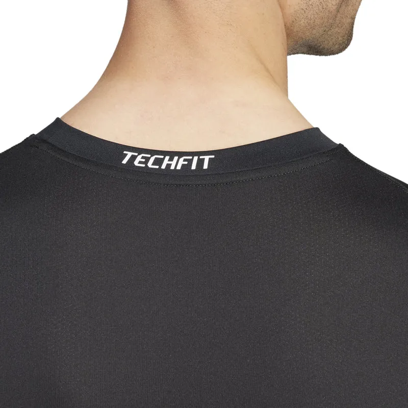 TechFit Longsleeve Herren-Schwarz
