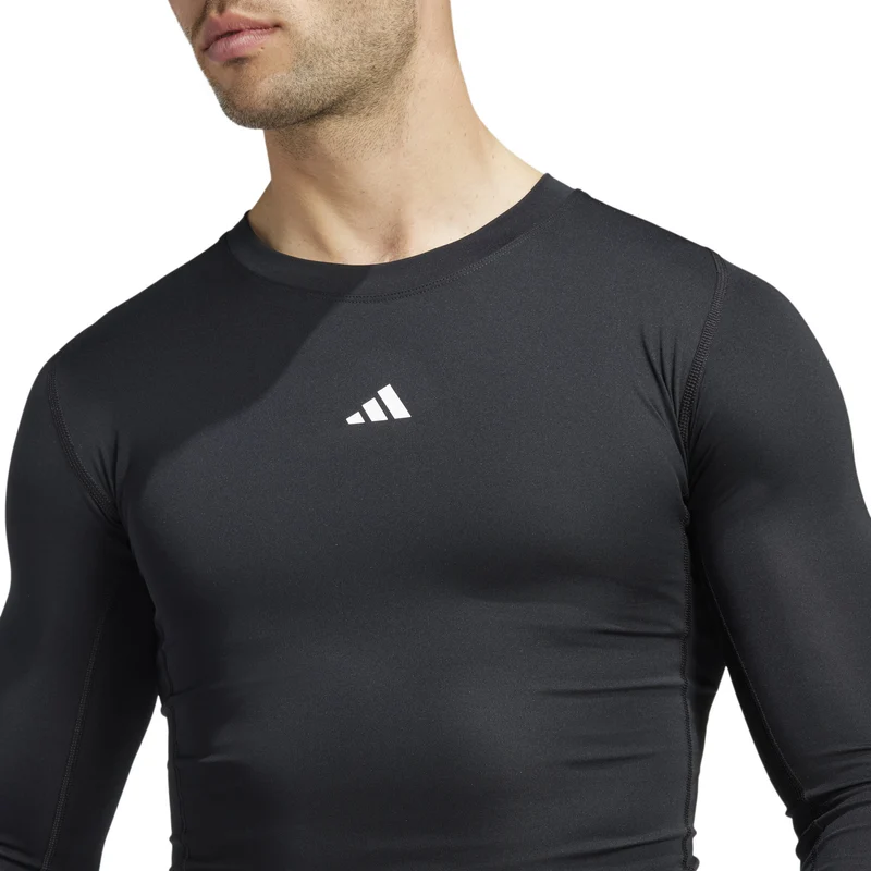 TechFit Longsleeve Herren-Schwarz