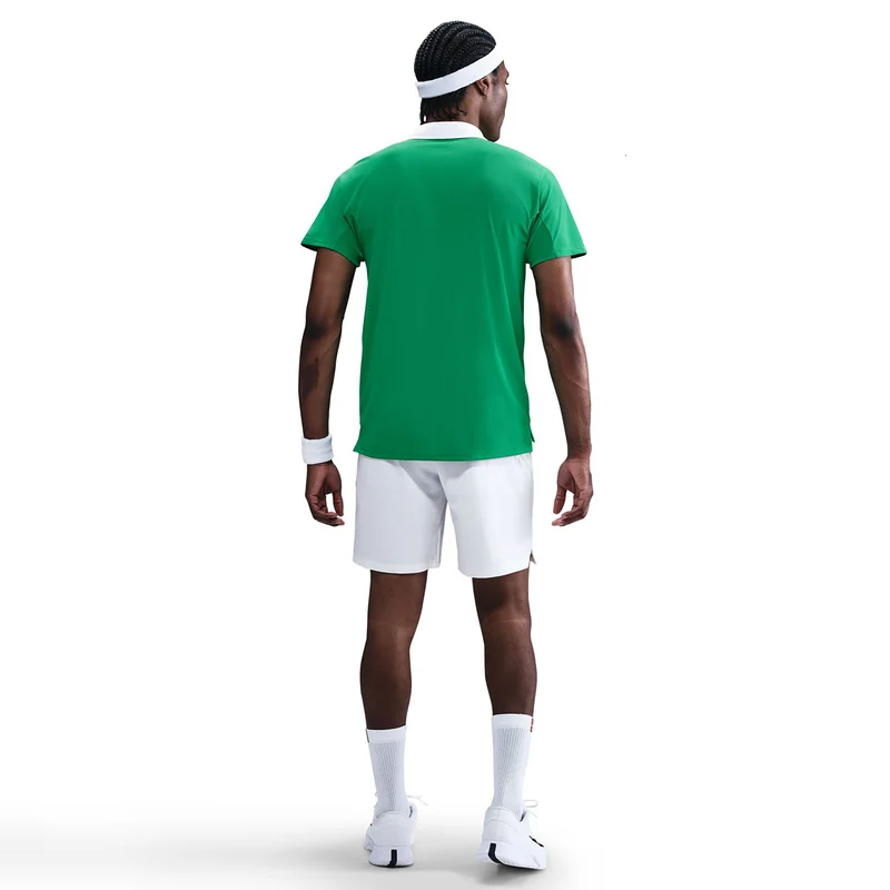 Court Dri-Fit Advantage Slam Polo Herren-Grün,Weiß