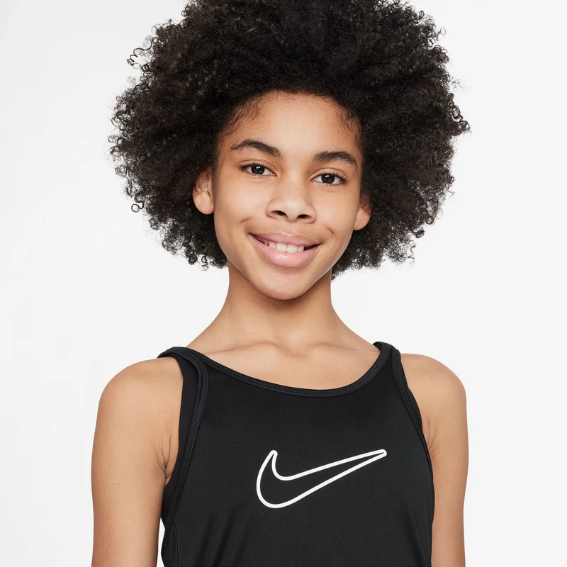 Dri-Fit One Tank-Top Mädchen-Schwarz
